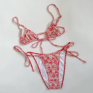 Heavy Manners — 'Just One Look' Front Tie Top + Tie Bottoms ✨